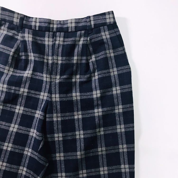 Paypayフリマ Gu ジーユー チェックパンツ レディース タック テーパード 古着 レトロ チェック柄 ウエストゴム ハイウエスト Paypayフリマ Gu ジーユー チェックパンツ レディース タック テーパード 古着 レトロ チェック柄 ウエストゴム ハイウエスト