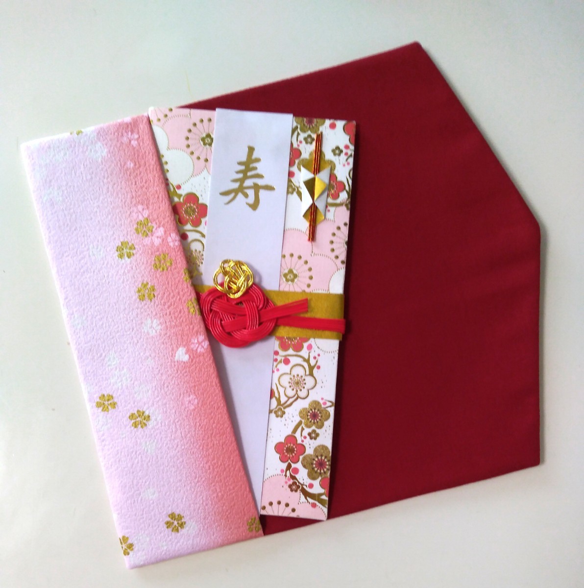 Paypayフリマ 冠婚葬祭 金封袱紗 ふくさ グラデーションピンク ハンドメイド Paypayフリマ 冠婚葬祭 金封袱紗 ふくさ グラデーションピンク ハンドメイド