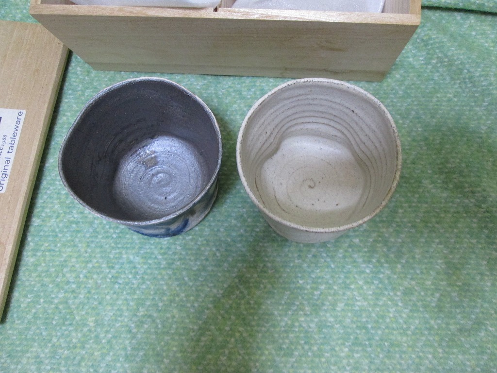 涓々窯（けんけんよう KENKENYOO）手作りロックカップ ペアセット ハンドメイドの画像4