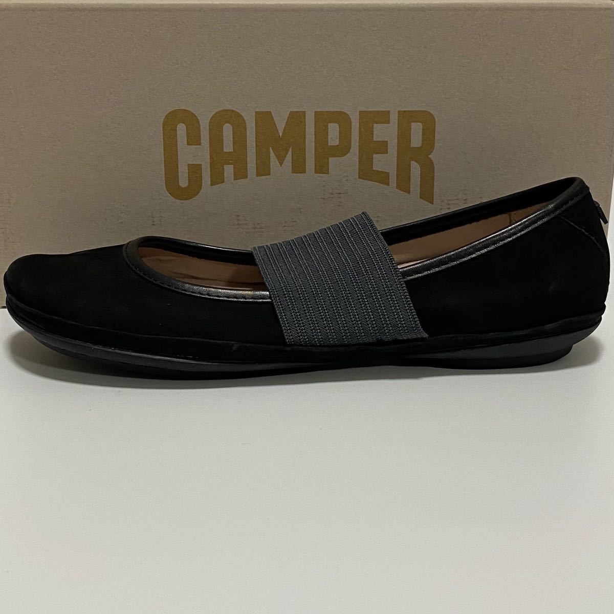 新品 Camper Right Nina カンペール バレエシューズ ブラック
