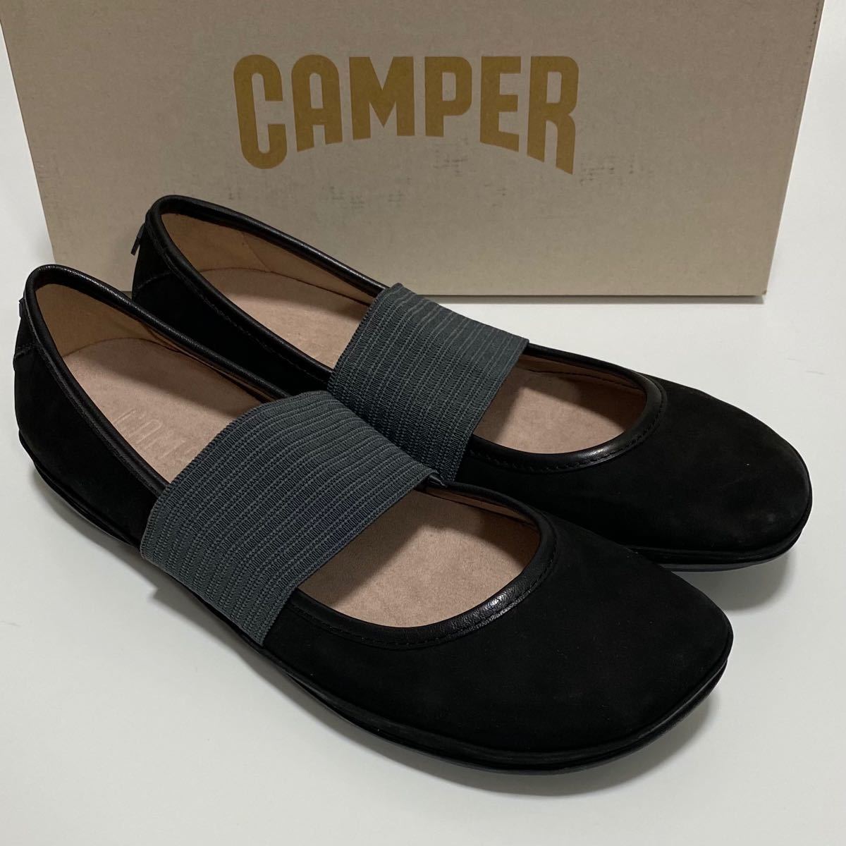 新品 Camper Right Nina カンペール バレエシューズ ブラック