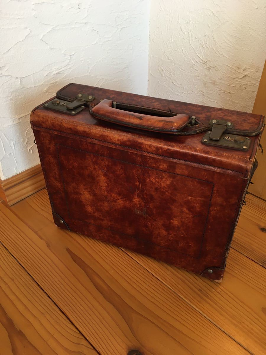  out of print that time thing antique trunk Vintage retro original leather 