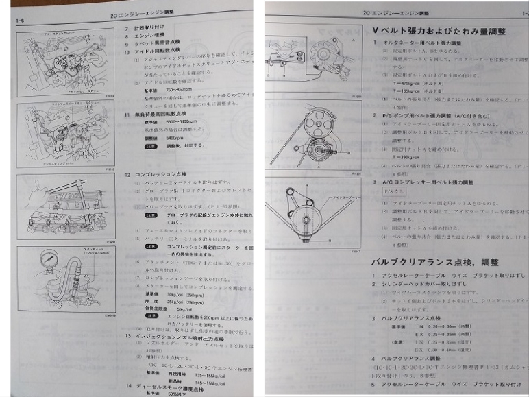 カローラ4WD　スプリンター4WD　(Q-CE95, E-AE95)　修理書（追補版）＋配線図集（追補版）　計2冊　 古本・即決・送料無料　管理№ 62245