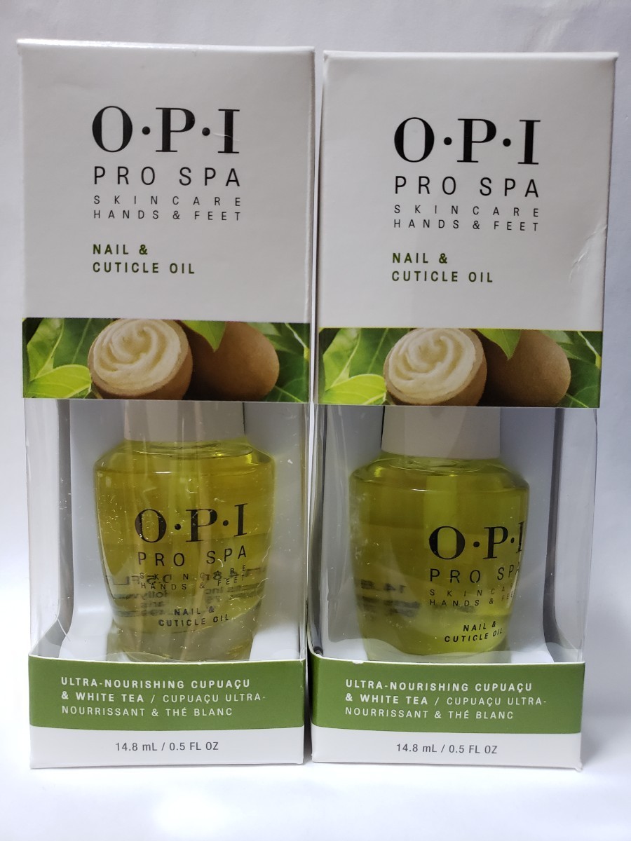 2 x OPI プロスパキューティクルオイル 15 ml Pro Spa Nail & Cuticle Oil .5 oz