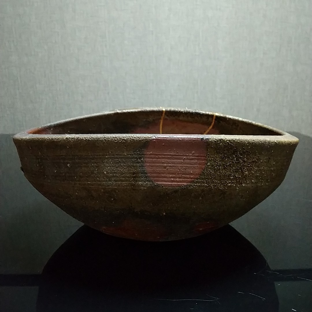 25443 人間国宝 藤原雄 (備前大壷) FUJIWARA Yu – アート飛田