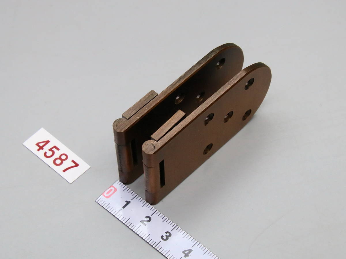 4587* yellow copper ( brass )borus type precise meat thickness hinge *66.×35.×2.8.=2 sheets .1 set 