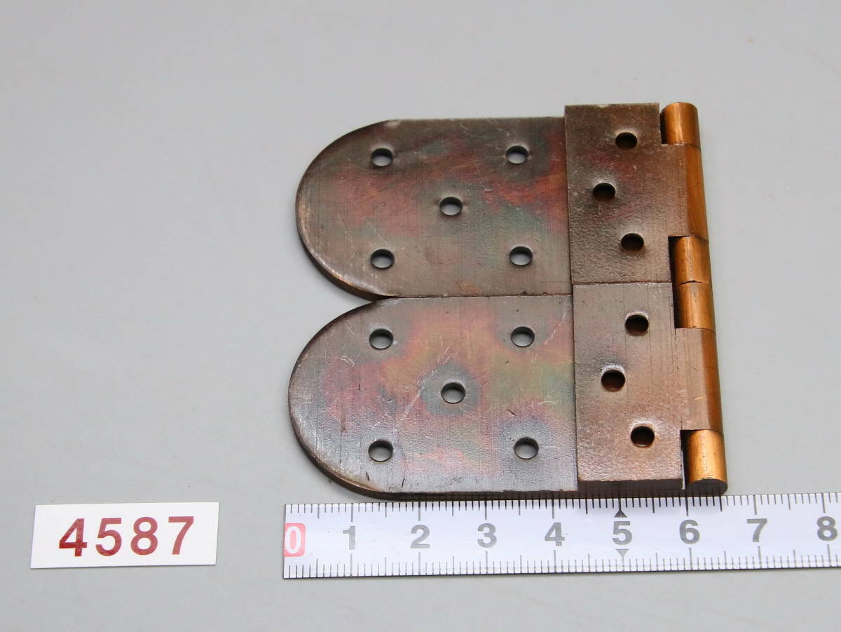 4587* yellow copper ( brass )borus type precise meat thickness hinge *66.×35.×2.8.=2 sheets .1 set 