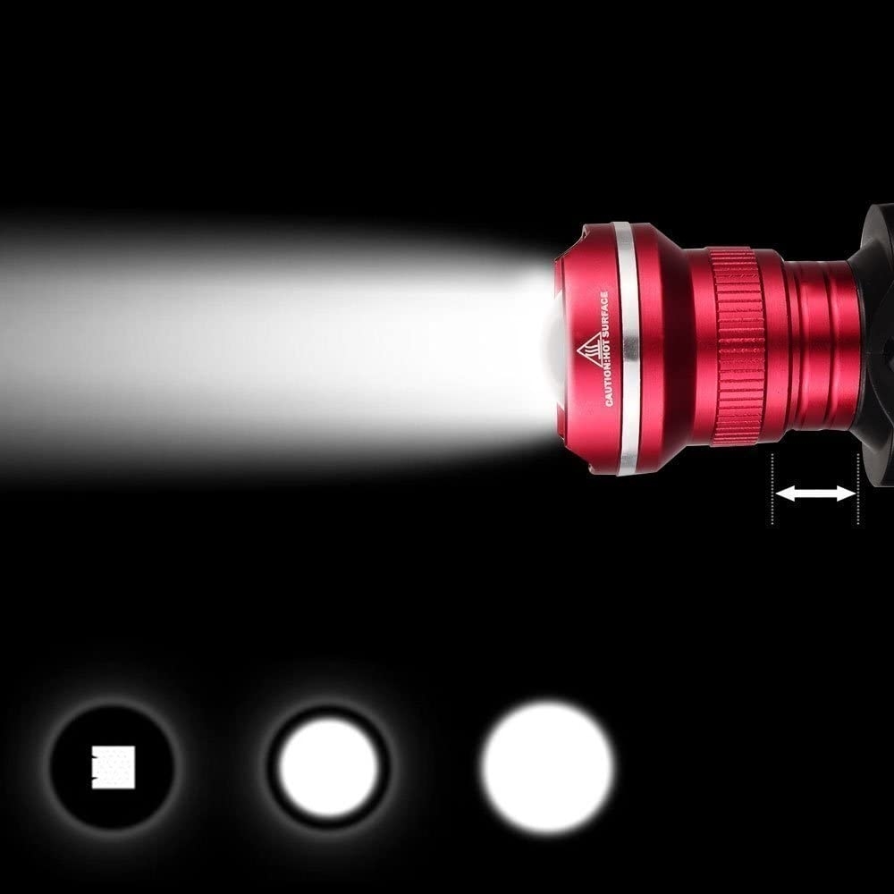 LEDヘッドランプ (レッド) 【軽量型】新品未使用！_画像5