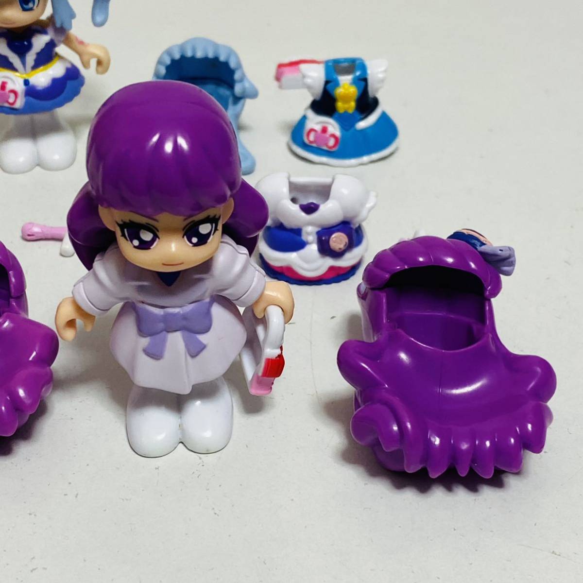 [ secondhand goods ] Precure p Ricoh te doll 3 piece set kyuama Caro nkyua Princess figure rare rare 