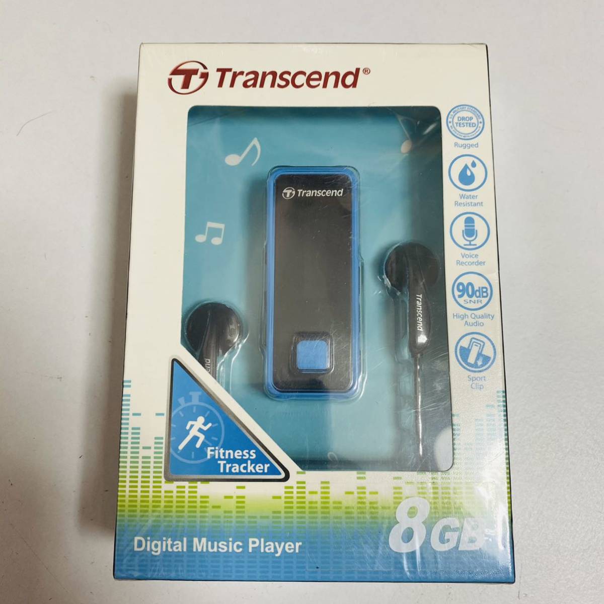 【未開封品】Transcend トランセンド 8GB Digital Music Player TS8GMP350B MP3プレイヤー ミュージックプレーヤー 希少 レア 当時物_画像1