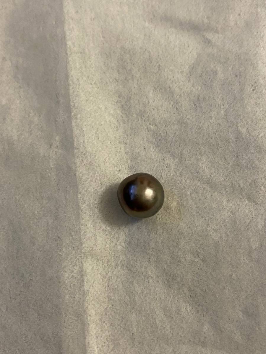 Extreme Rare Item Honryo Pearl Black Приблизительно 9,6 мм 1 кусок