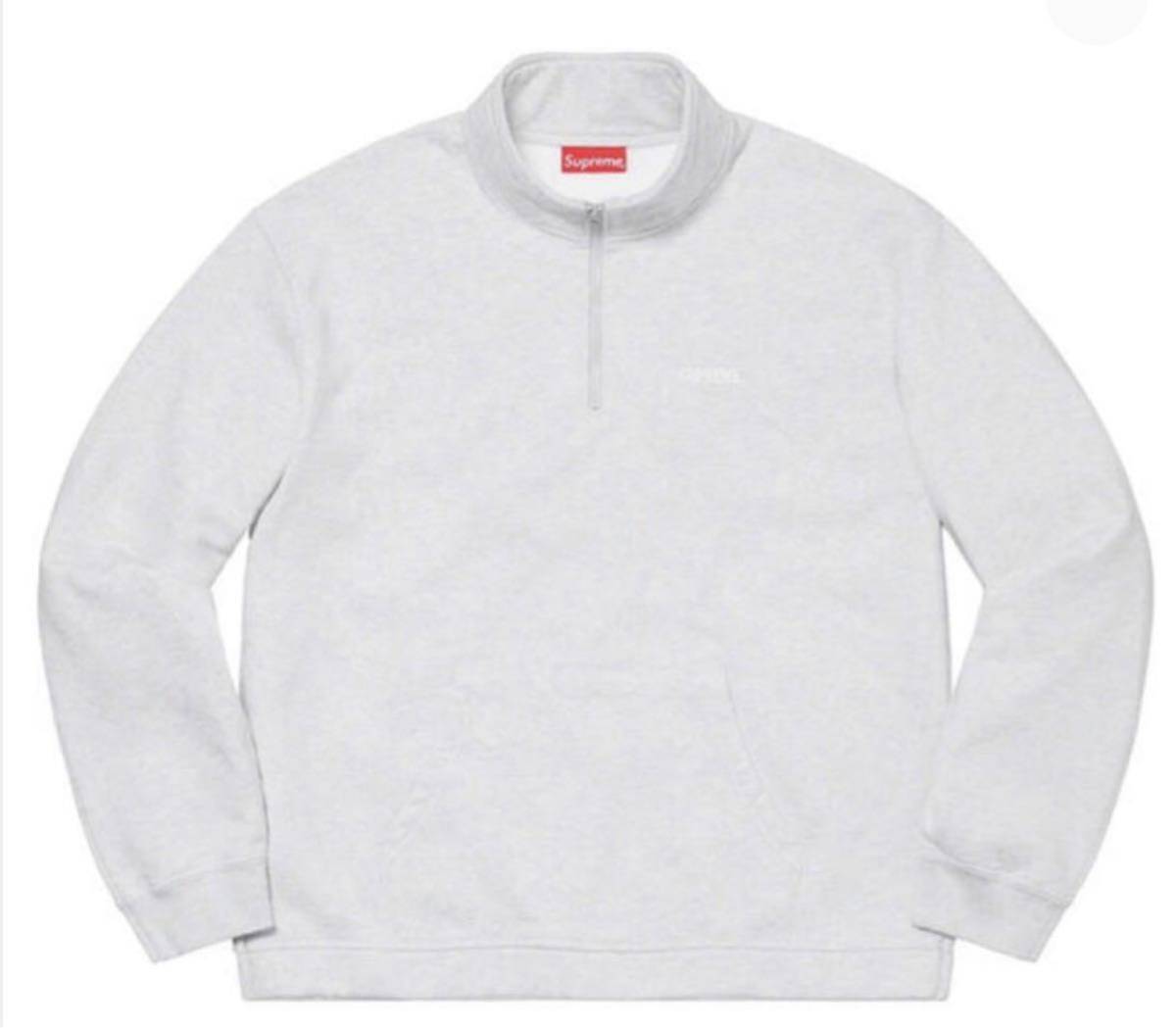 1回着美品◆Supreme Cross Half Zip Sweatshirt ◆シュプリームハーフジップスウェット◆サイズL