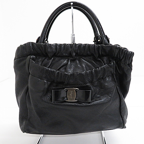 即決】Salvatore Ferragamo サルバトーレフェラガモ 2way ハンドバッグ