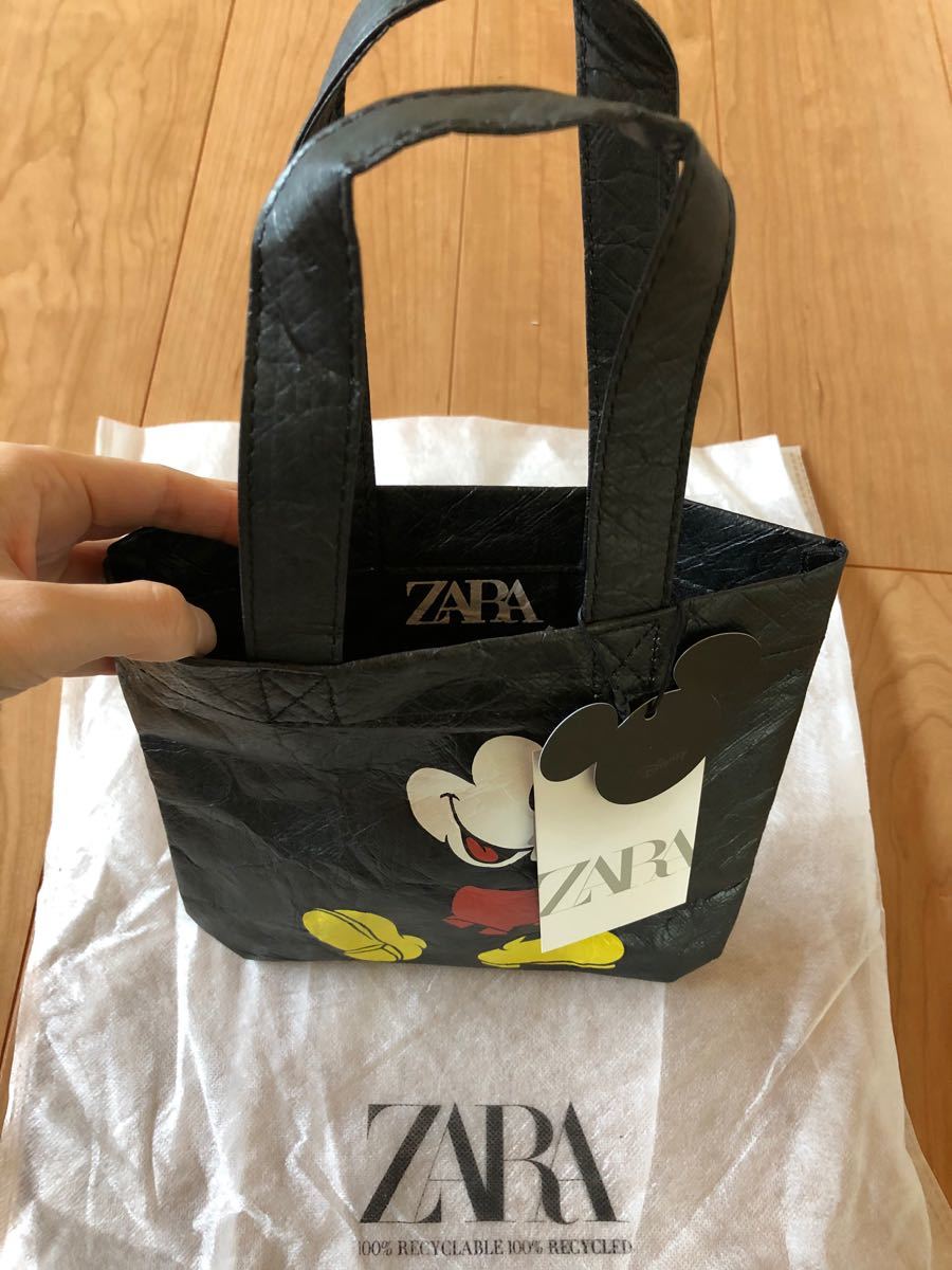 Paypayフリマ Zara ミッキー 未使用 マチ付 ミニバック Paypayフリマ Zara ミッキー 未使用 マチ付 ミニバック