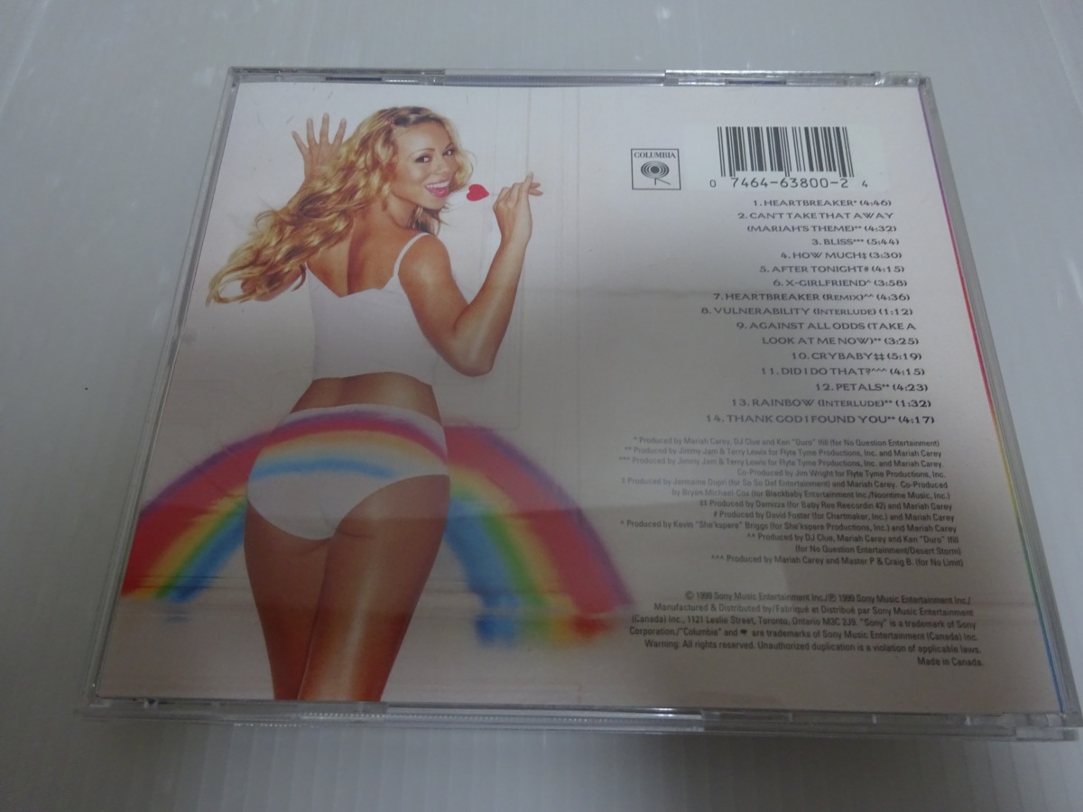 良品 マライアキャリー Mariah 新作送料無料 Carey CD RAINBOW メール便