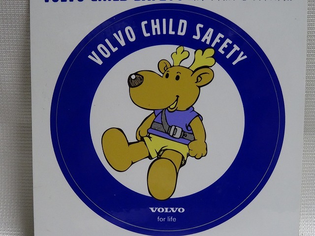 VOLVO CHILD SAFETY STICKER. （丸 ） 未使用　ボルボ_画像2