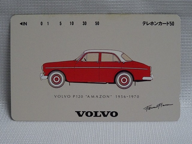 VOLVO テレフォンカード 未使用　ボルボ_画像1