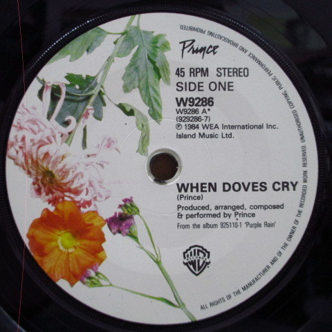 PRINCE-When Doves Cry (UK Orig.Paper Lbl.7+PS)_画像3
