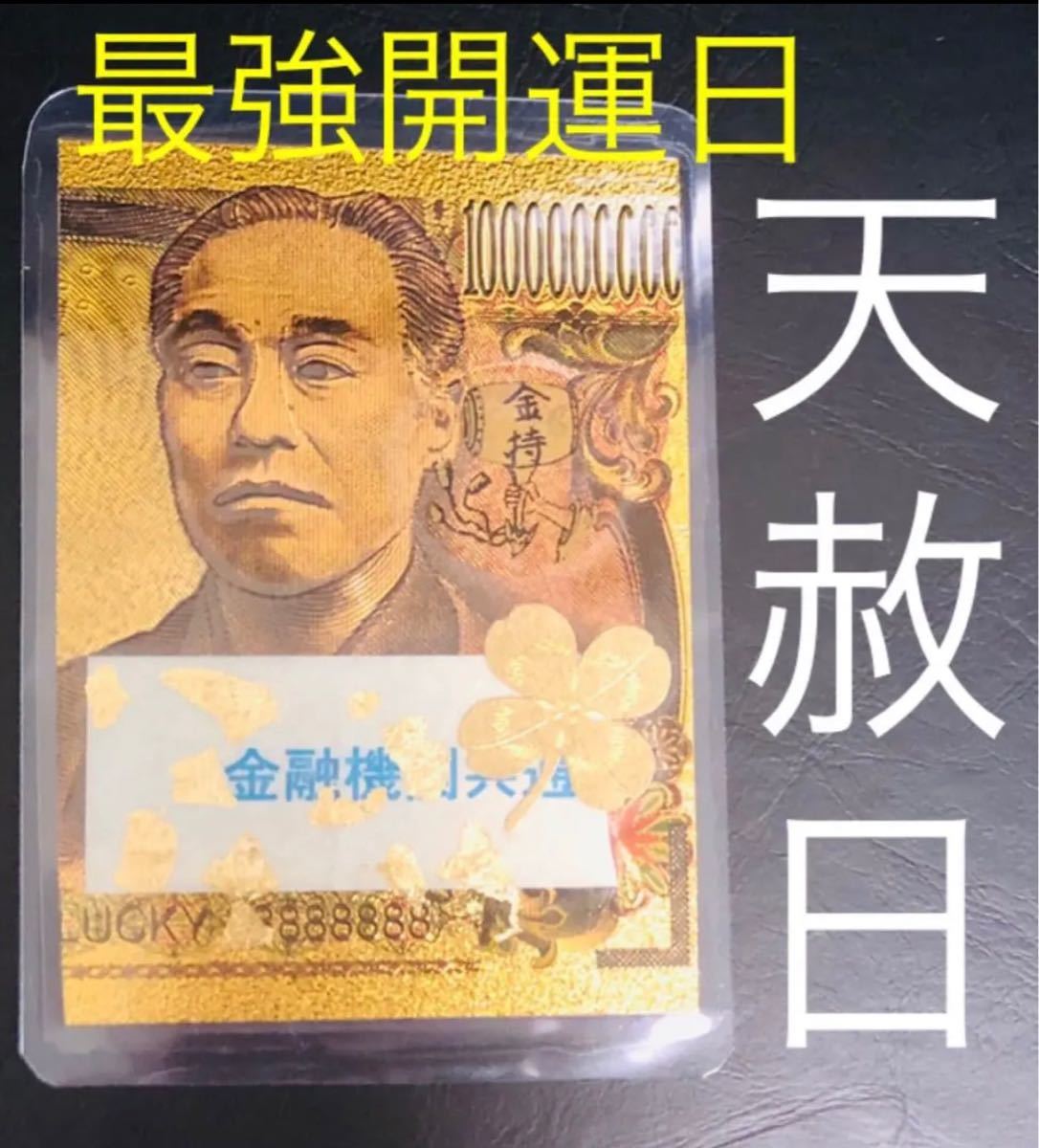 開運8億円御守蛇の抜け殻貴重部位【顔と顎】100万円帯封☆金持小槌金箔