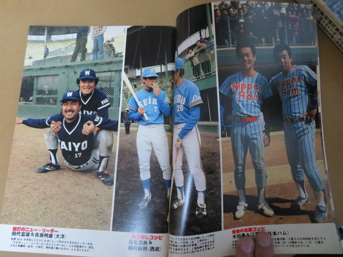 週刊ベースボール昭和56年3月2日号 キャンプ特集/日本ハム 江夏/PPP_画像7