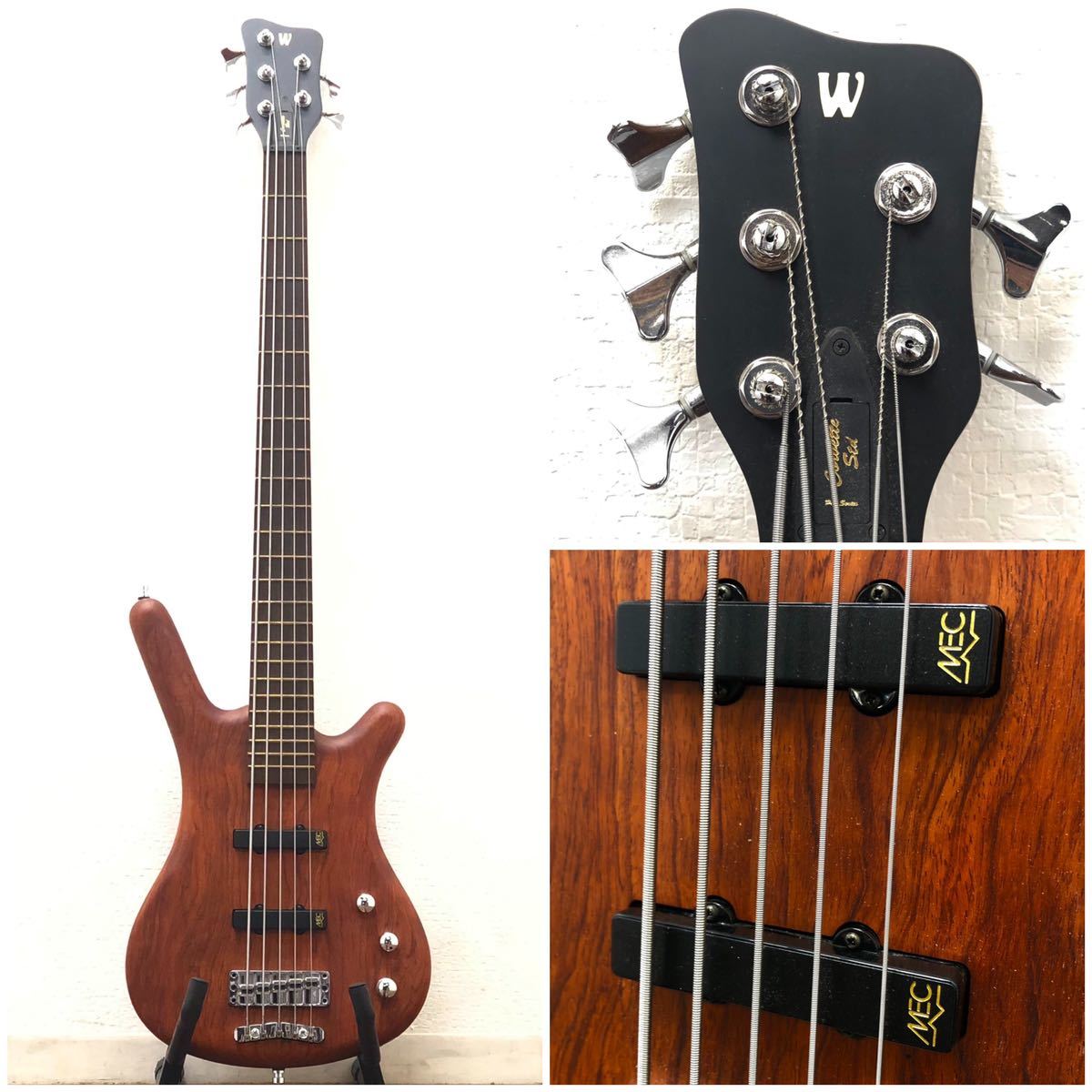  unused #5 string Warwick Pro Corvette STD BA5 Bubinga Warwick Pro Corvette base b bin ga material bronze fret # Hyogo prefecture Himeji city departure 