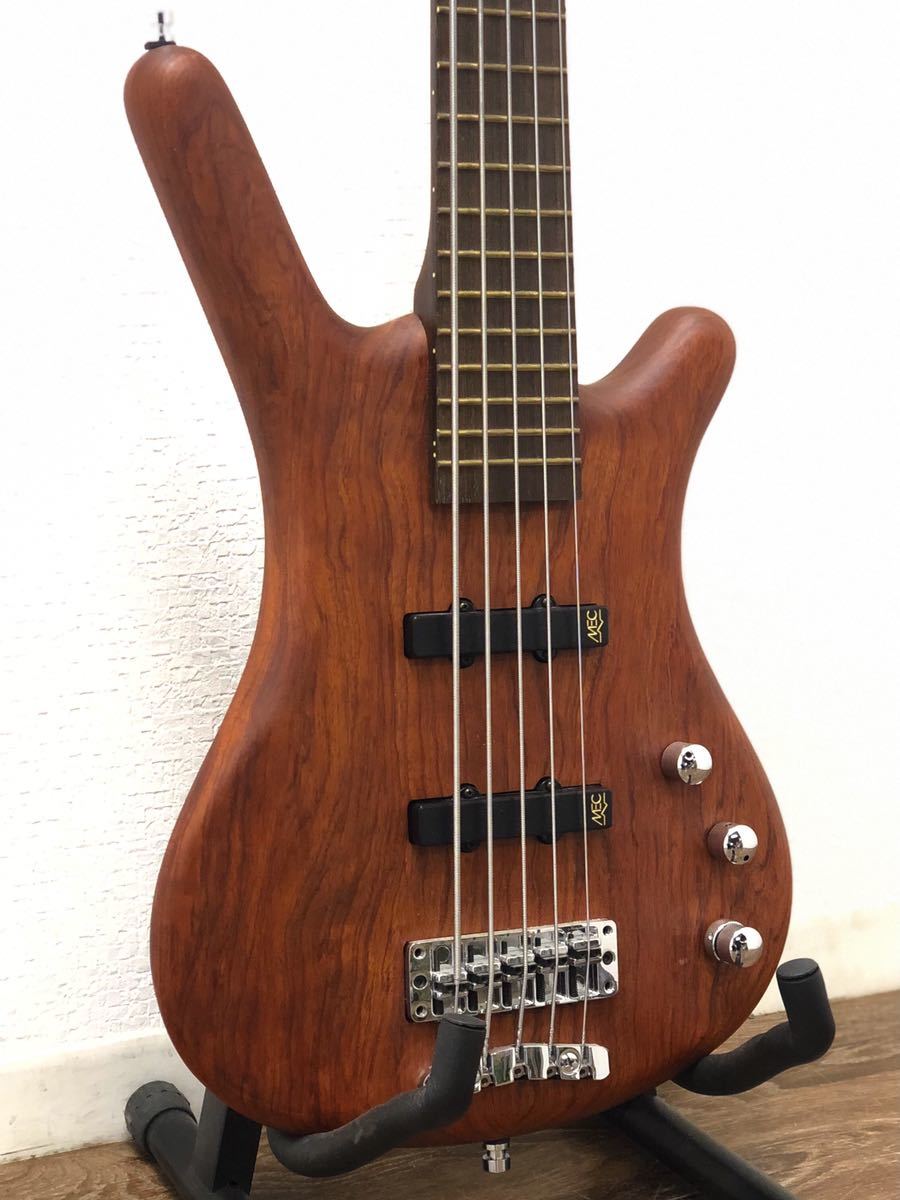  unused #5 string Warwick Pro Corvette STD BA5 Bubinga Warwick Pro Corvette base b bin ga material bronze fret # Hyogo prefecture Himeji city departure 