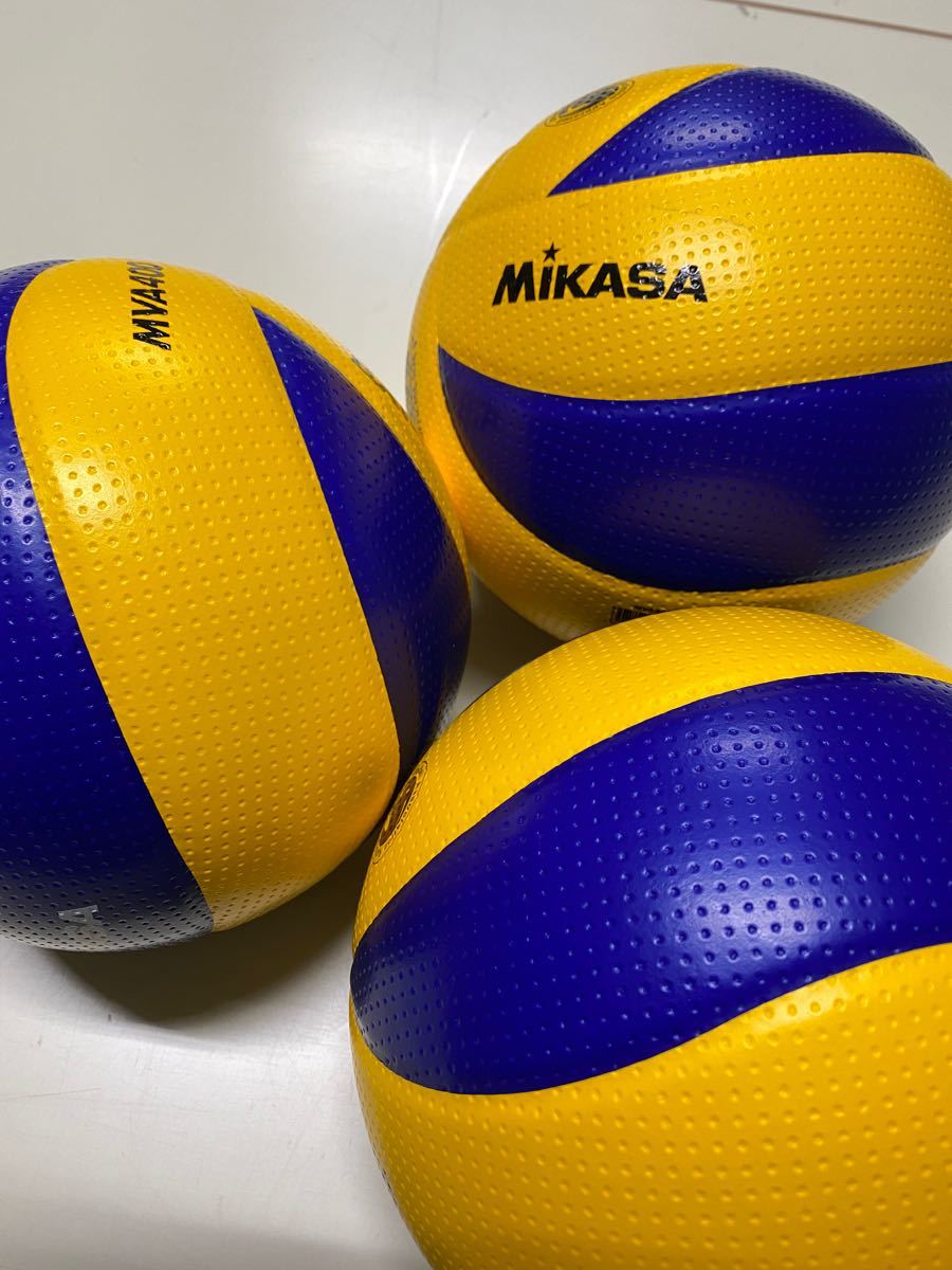 MIKASA ミカサ　バレーボール 検定球 4号 3個セット　中古品