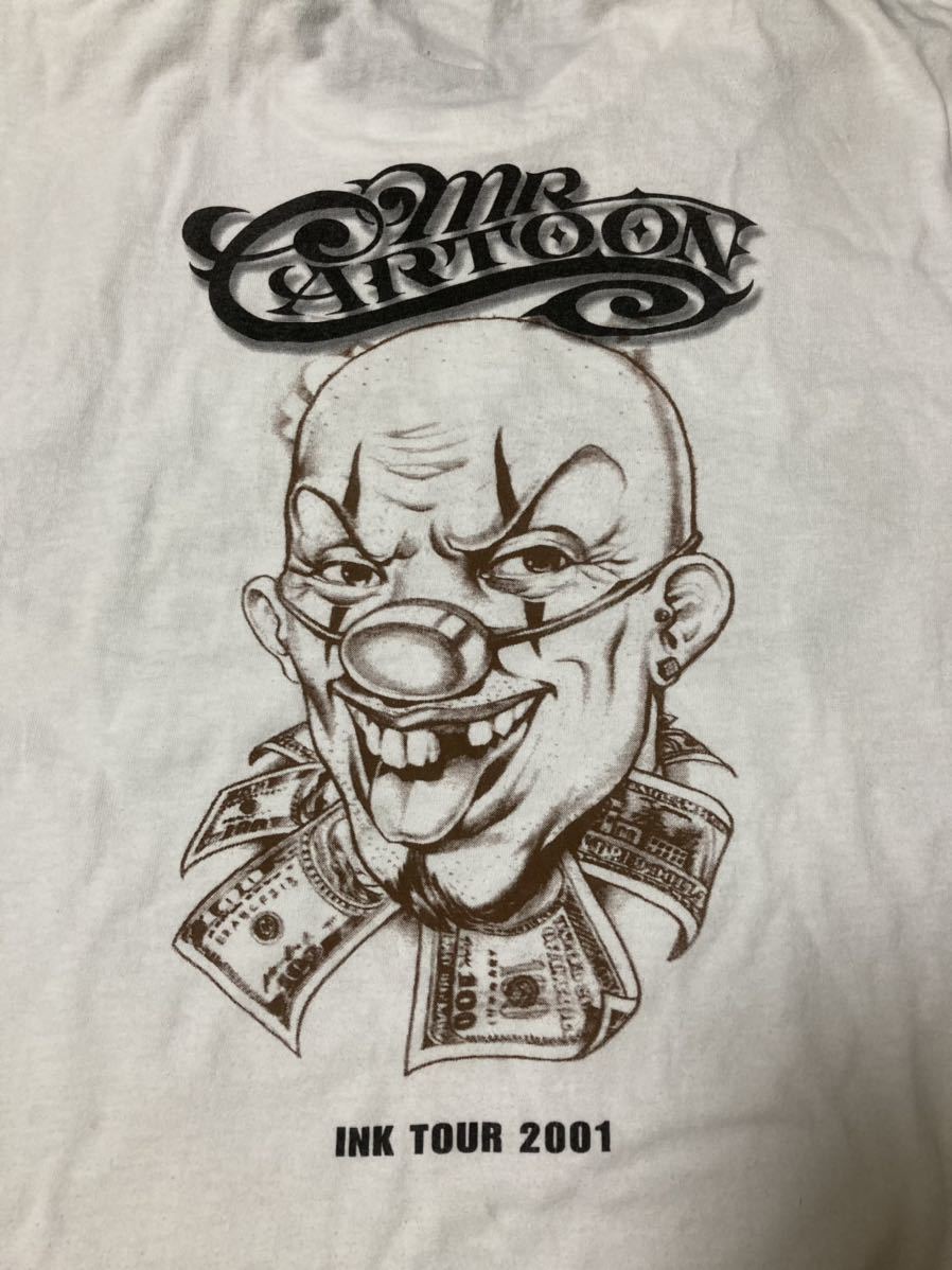 Yahoo!オークション - Mister Cartoon INK TOUR 2001 clown T Yahoo!オークション - Mister Cartoon INK TOUR 2001 clown T