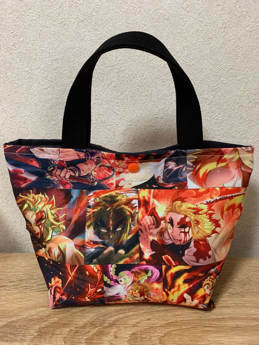 Paypayフリマ ハンドメイド 鬼滅の刃 ランチトート122 Paypayフリマ ハンドメイド 鬼滅の刃 ランチトート122