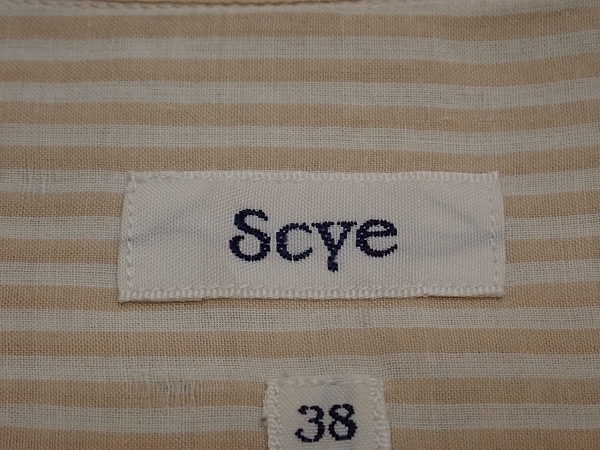  free shipping Scye circle collar shirt *38^ rhinoceros / lady's /21*3*2-5