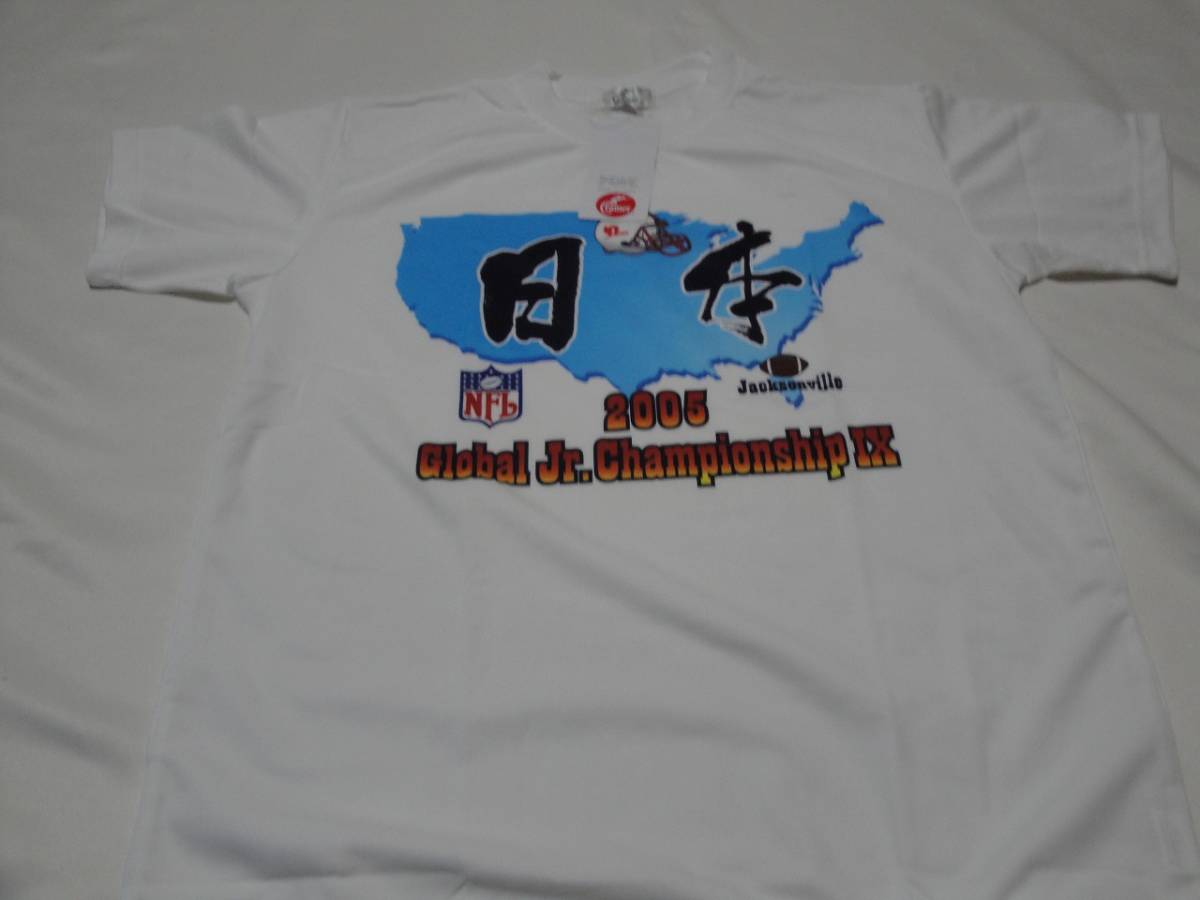 ★☆激レア品　アメフト日米親善　2005 global Jr. Championship　記念Ｔシャツ　新品未使用品　Ｌ☆★_画像1