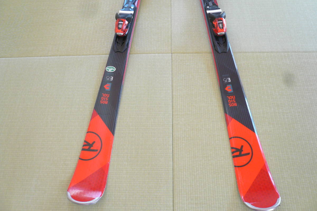 Yahoo!オークション - ロシニョール(ROSSIGNOL)スキー 板E75 Yahoo!オークション - ロシニョール(ROSSIGNOL)スキー 板E75