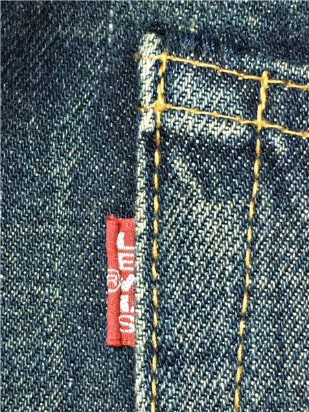 リーバイス ＬＥＶＩ’Ｓ ７１５１７ ビンテージ レプリカ ビッグＥ ひげ落ち ブーツカット ジーンズ ｗ３２ タロン 汚れ ハチの巣 日本製_画像7