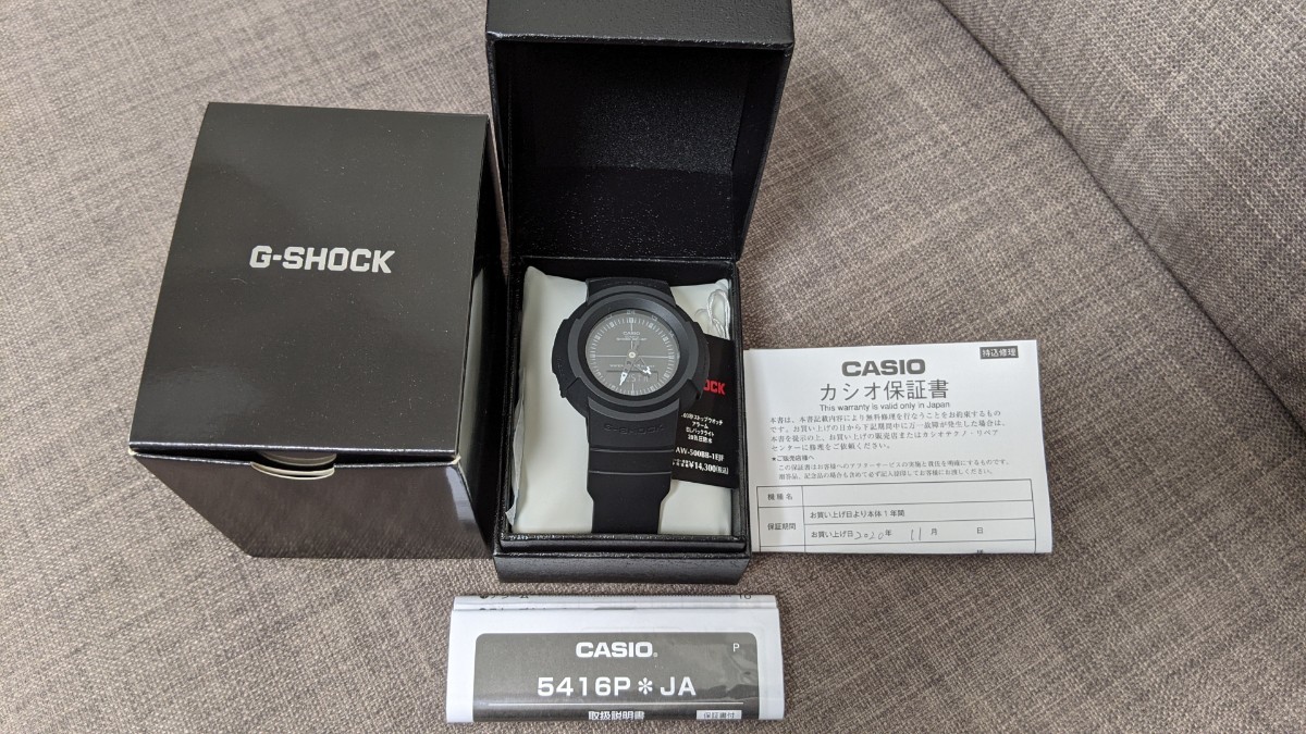 新品】カシオ CASIO G-SHOCK ジーショック AW-500BB-1EJF タグ付 [限定