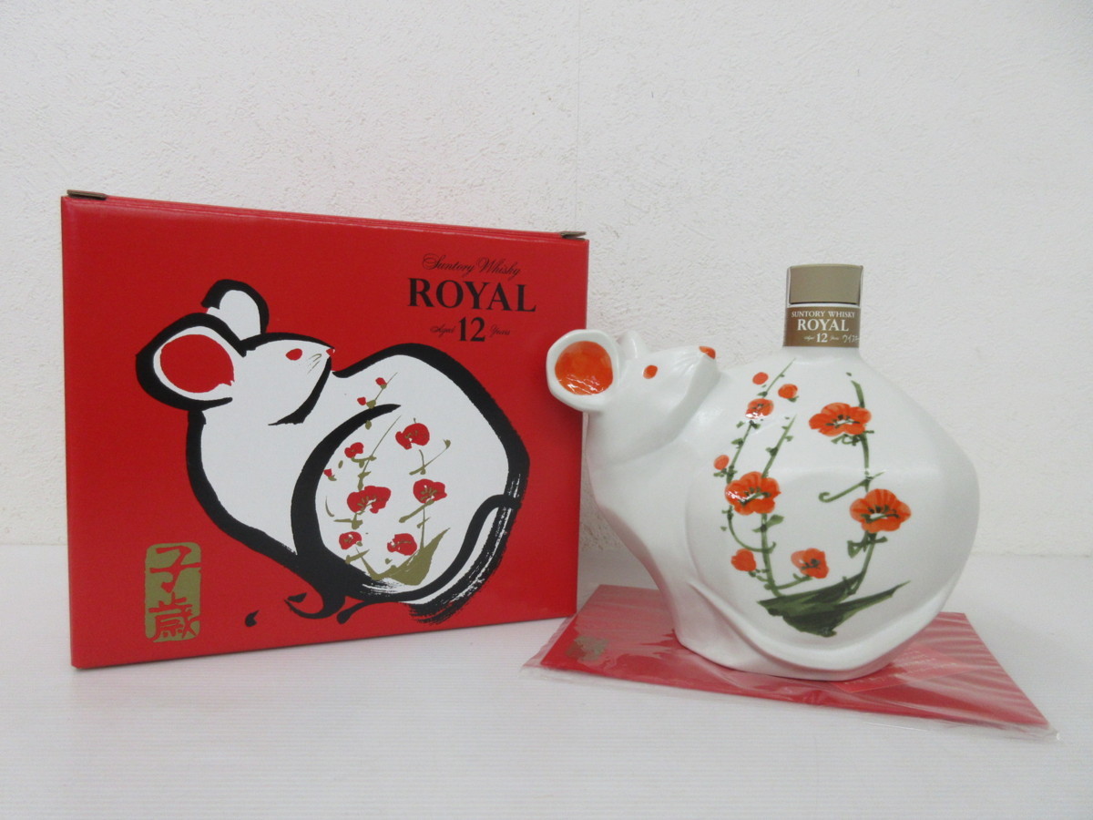 SUNTORY ROYAL サントリー ローヤル 干支ボトル 子 赤 seven-health.com