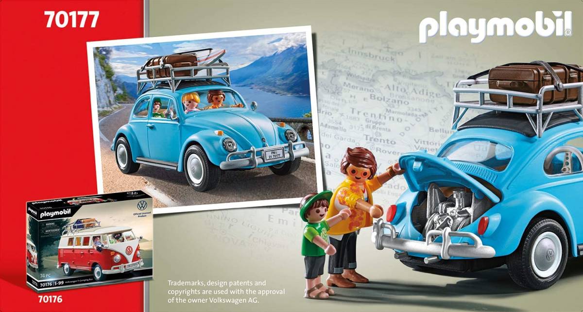 送料無料 即決！新品 PLAYMOBIL 70177 フォルクスワーゲン ビートル プレイモービル