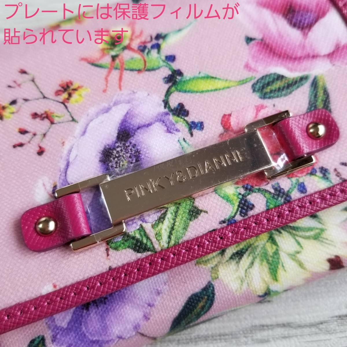 収納力あり!フラワープリント♪【送料無料】新品◇PINKYDIANNE ピンキー&ダイアン PD◇二つ折り財布 ピンク 花柄 ボタニカル PD ピンキーアンドダイアン 二つ折り財布