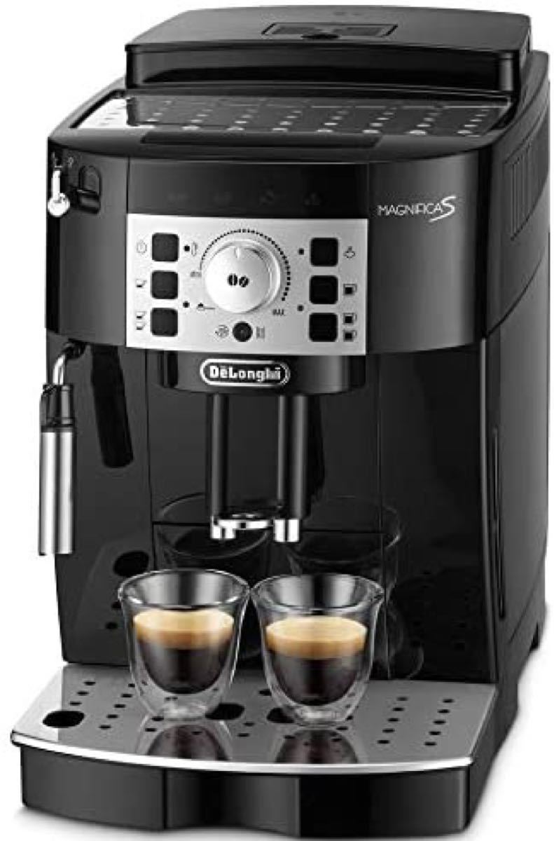 新品　デロンギ(DeLonghi) 全自動コーヒーメーカー マグニフィカS ミルク泡立て　ブラックECAM22112B
