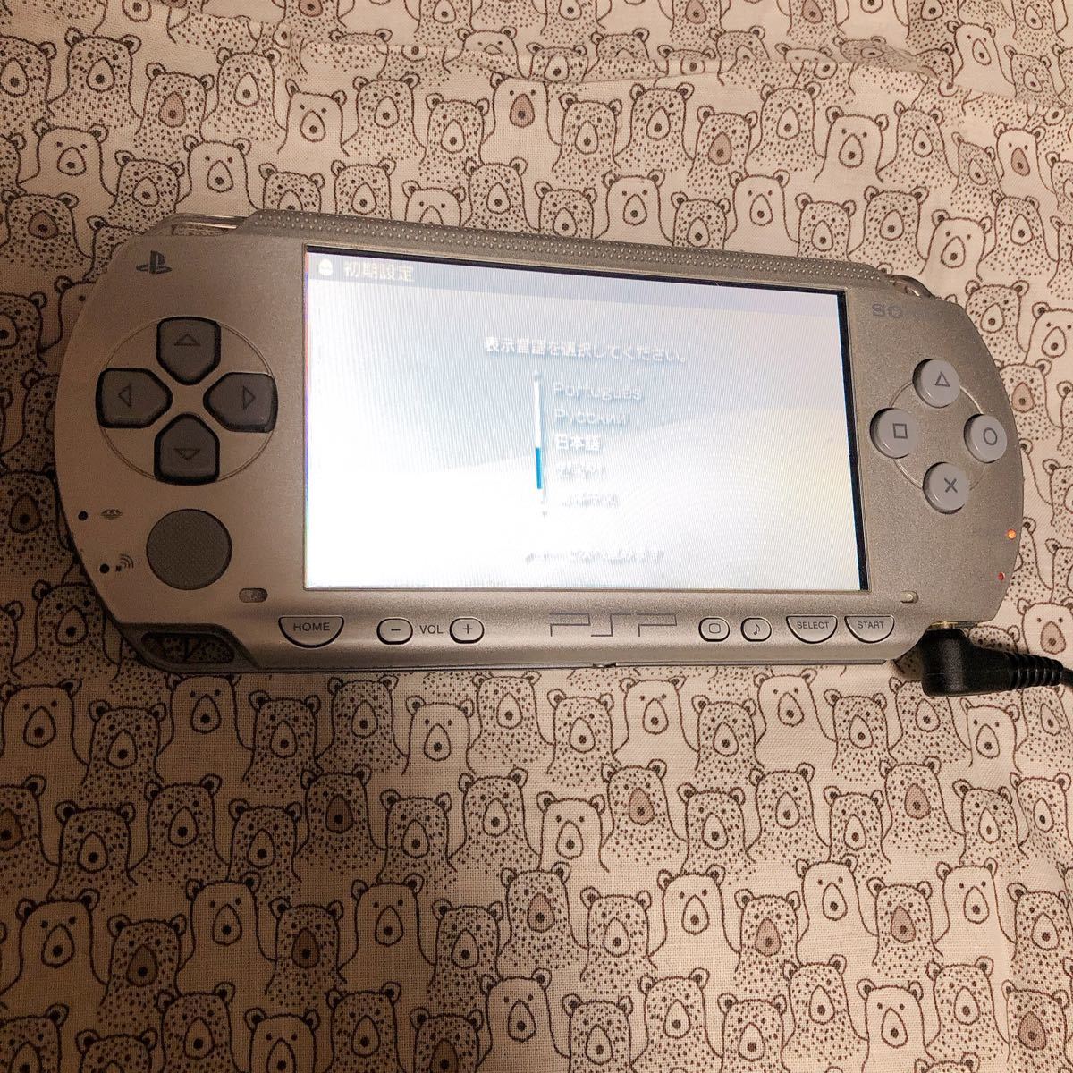 【送料込み】中古品 PSP 1000 本体 PSP-3000 レッド パールホワイト メモリースティック