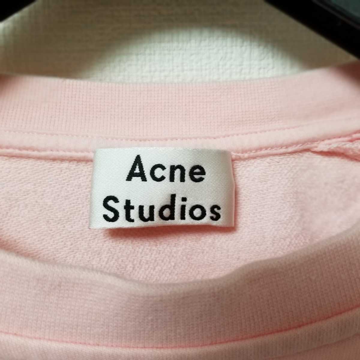 Acne Studios 2019AW アクネ ストゥディオズ スウェット トレーナー 洗剤のパッケージシリーズ グラントレヴィルセロ ピンク L 03C1301_画像3