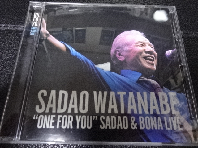 渡辺貞夫「"ONE FOR YOU" SADAO & BONA LIVE」2006年輸入盤KOC-CD-4191 RICHARD BONAの画像1