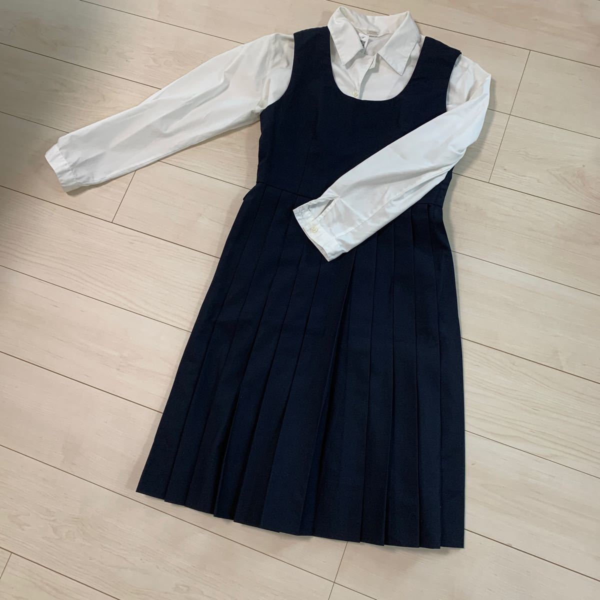 ジャンパースカート セット 女子 学生服 中学 高校 制服　A