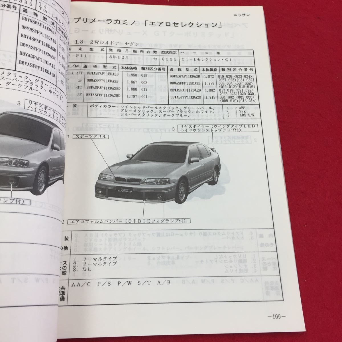 e4-0322-053 特別仕様車、限定販売車の見分け方 平成9年9月発行 財団法人日本自動車査定協会 ※10_画像2