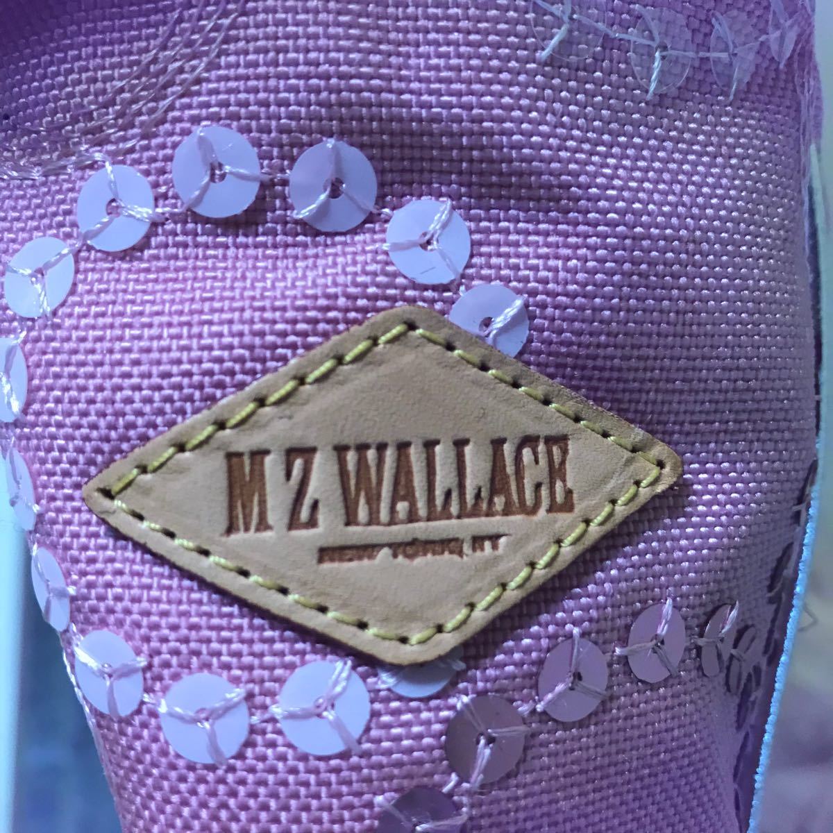 【美品】MZ WALLACEエムジーウォレス トートバッグ ピンク スパンコール