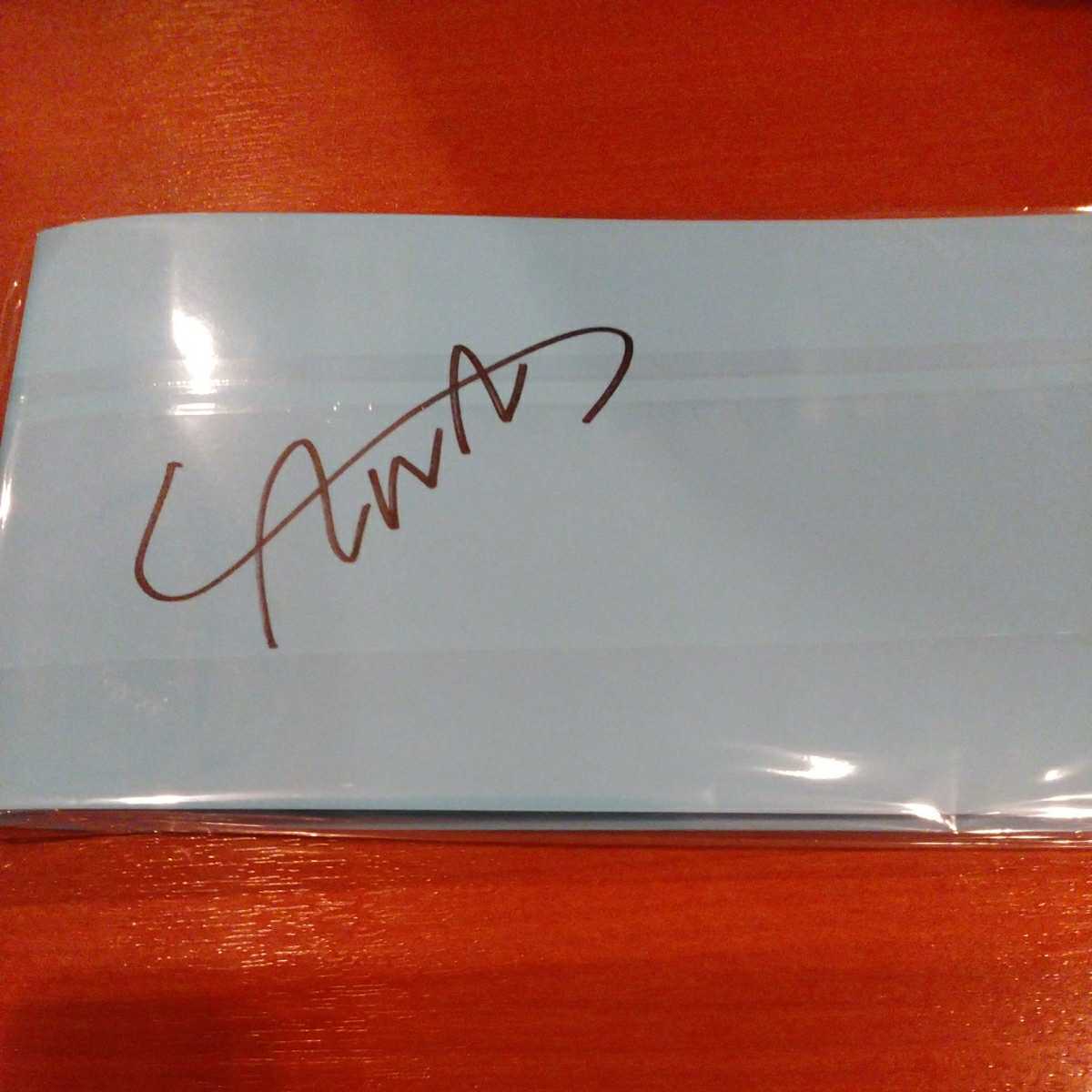 Sanada Sana Autographed Check Album Anonymous Shipping Бесплатная доставка Cheki Book