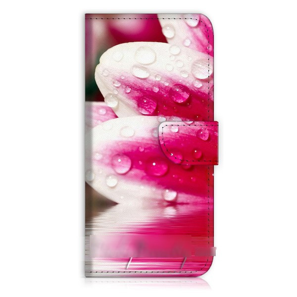 iPhone 11 Pro 花柄 フラワー 花びら 水玉 スマホケース 手帳型ケース スマートフォン カバー