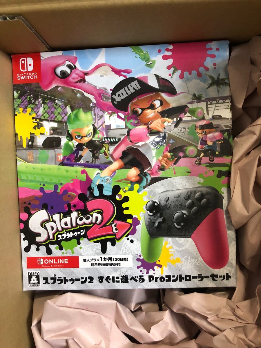 Paypayフリマ 新品未開封 Nintendo Switch スプラトゥーン2プロコンセット Paypayフリマ 新品未開封 Nintendo Switch スプラトゥーン2プロコンセット