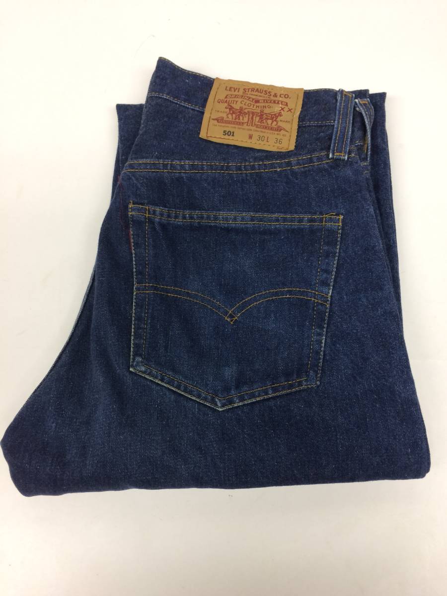 90s USA製 リーバイス 501 デニムパンツ BIGE復刻 W30 555 バレンシア
