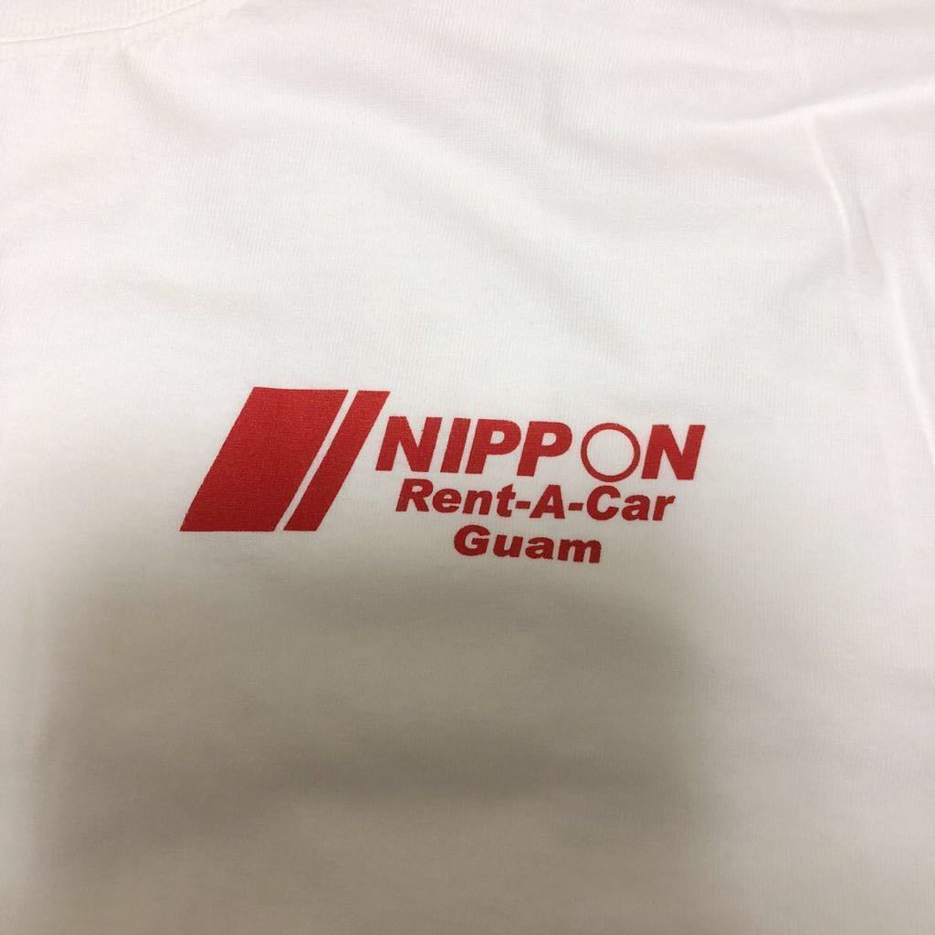 【 レア 】NIPPON Rent-A-Car Guam 日本レンタカー グアム 支店 M サイズ Hanes ボディ_画像3
