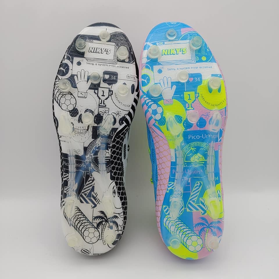 プーマ PUMA フューチャー 6.1 NETFIT FG/AG サッカースパイク Niky's Sports オリジナルカラー_画像5